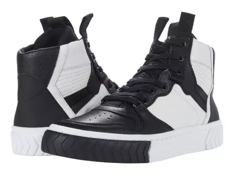 Кеды Karl Lagerfeld Paris, Leather High-Top Sneaker On Two-Tone Sole