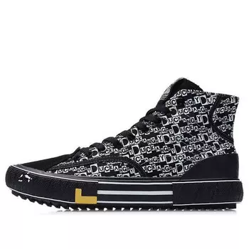 Кеды классические холщовые hi x disney Li-Ning, черный
