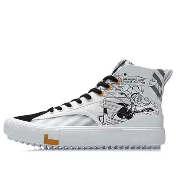 Кеды классические холщовые hi x disney Li-Ning, белый