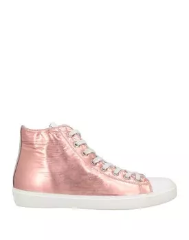 Кеды Leather Crown, розовое золото