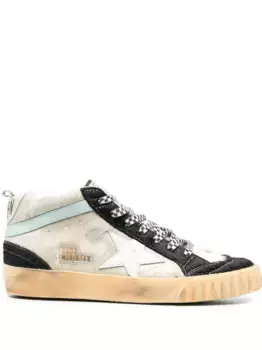 Кеды Mid Star на шнуровке GOLDEN GOOSE, нейтральный