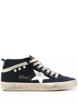 Кеды Mid Star на шнуровке GOLDEN GOOSE, синий
