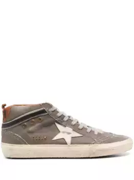 Кеды Mid Star с эффектом потертости GOLDEN GOOSE, коричневый