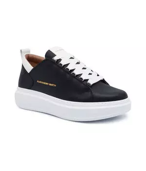 Кеды мужские Alexander Smith Wembley кожаные на толстой подошве, черный