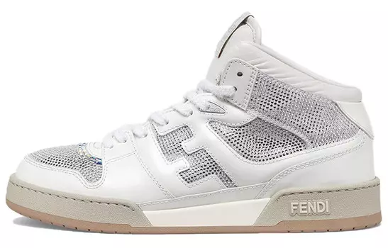 Кеды мужские Fendi, белый / серый