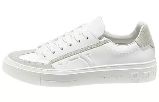 Кеды мужские Ferragamo низкие, белый