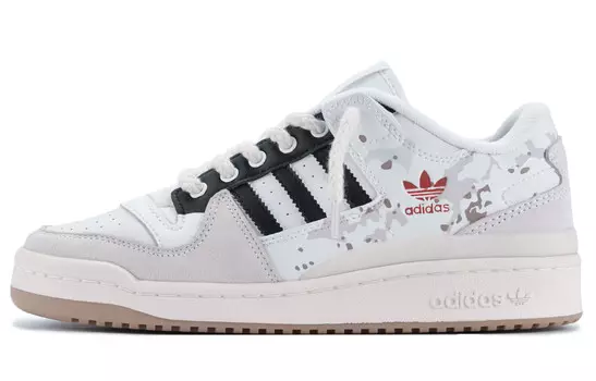 Кеды мужские, FORUM 84 обувь для скейтбординга Низкая Белый/Черный Adidas Originals