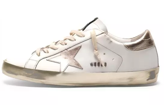 Кеды мужские Golden Goose, бело-золотой