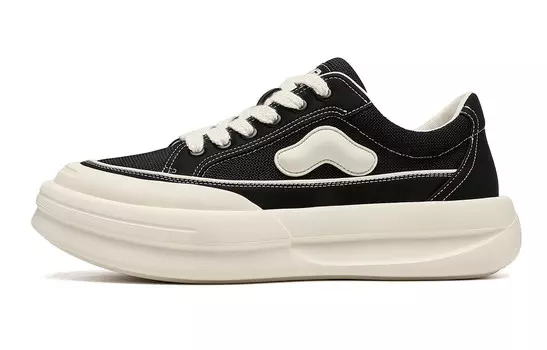 Кеды мужские низкие черные/белые Trumppipe