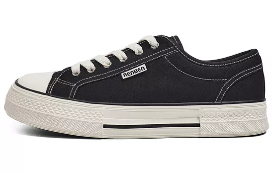 Кеды мужские низкие черные Renben