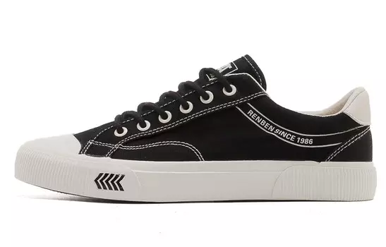 Кеды мужские низкие черные Renben