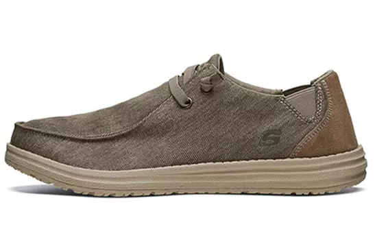Кеды мужские низкие хаки Skechers