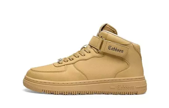 Кеды мужские, Обувь для скейтборда Мужская с высоким верхом Cabbeen, коричневый