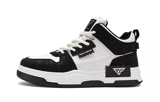 Кеды мужские, Обувь для скейтборда Мужская с высоким верхом Paul Frank, черный