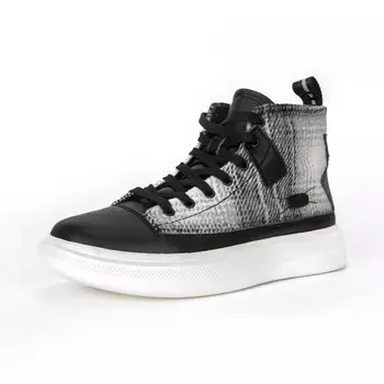 Кеды мужские, Обувь для скейтборда Мужская с высоким верхом Banas, коричневый