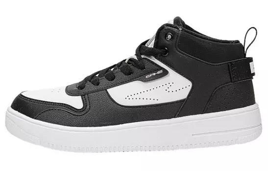 Кеды мужские, Обувь для скейтборда Мужская с высоким верхом Erke, черный/белый