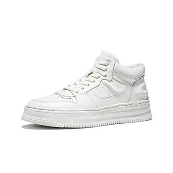 Кеды мужские, Обувь для скейтборда Мужская с высоким верхом Hautton Jeans, белый