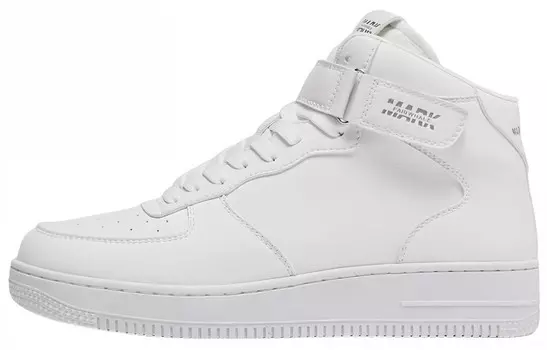 Кеды мужские, Обувь для скейтборда Мужская с высоким верхом Fairwhale, цвет Pure White