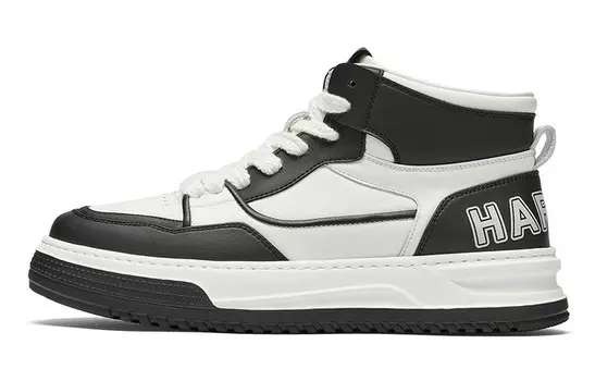 Кеды мужские, Обувь для скейтборда Мужская с высоким верхом Harson, цвет White/Khaki