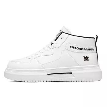 Кеды мужские, Обувь для скейтборда Мужская с высоким верхом Eastern Camel, белый