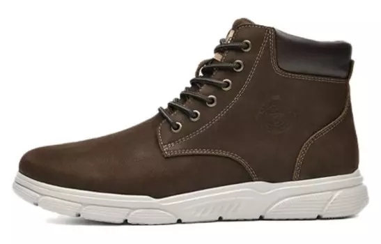 Кеды мужские, Обувь для скейтборда Мужская с высоким верхом Mellen, темно-коричневый