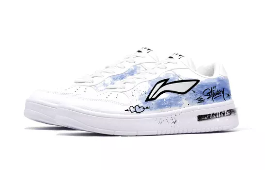 Кеды мужские, Обувь для скейтборда Pontoon Boats Men Low-Go Blue/White Lining