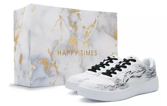 Кеды мужские, Обувь для скейтборда Pontoon Boats Men Low-Go White/Black Lining
