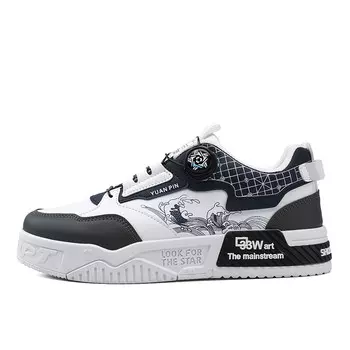 Кеды мужские, обувь для скейтбординга низкая Abango, белый/черный