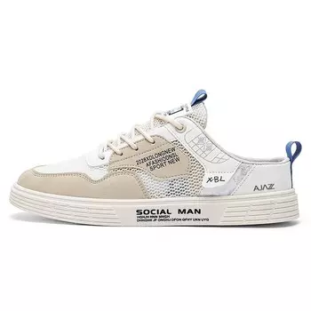 Кеды мужские, обувь для скейтбординга низкая Ajpap, белый