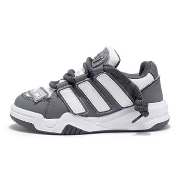 Кеды мужские, обувь для скейтбординга низкая Ant City, цвет White Gray