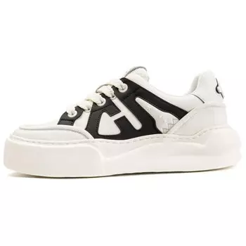 Кеды мужские, обувь для скейтбординга низкая Aokang, белый/черный