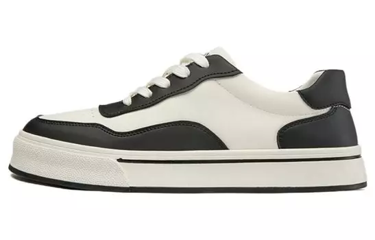 Кеды мужские, обувь для скейтбординга низкая Aokang, черный/белый