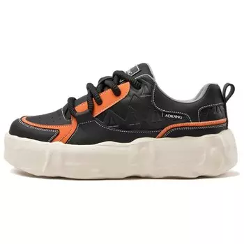 Кеды мужские, обувь для скейтбординга низкая Aokang, черный