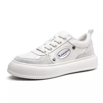 Кеды мужские, обувь для скейтбординга низкая Aquascutum, цвет Silver White