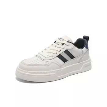 Кеды мужские, обувь для скейтбординга низкая Belle, белый/зеленый