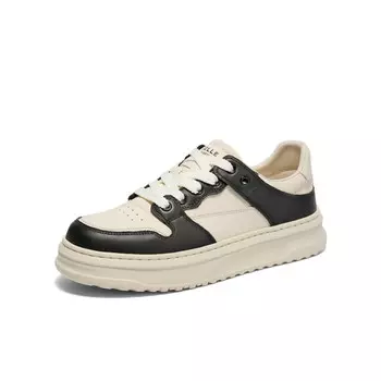 Кеды мужские, обувь для скейтбординга низкая Belle, белый/черный