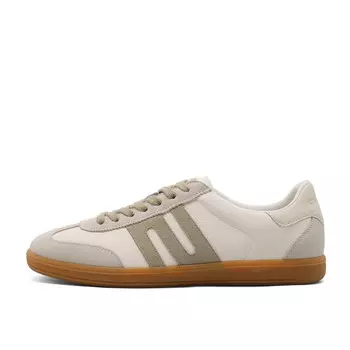 Кеды мужские, обувь для скейтбординга низкая Belle, бежевый/зеленый