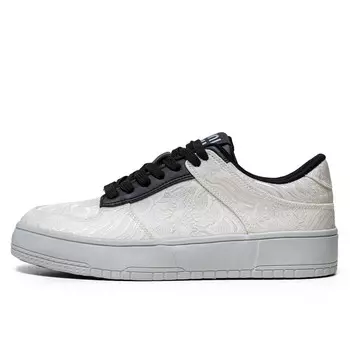 Кеды мужские, обувь для скейтбординга низкая белый Mengsai