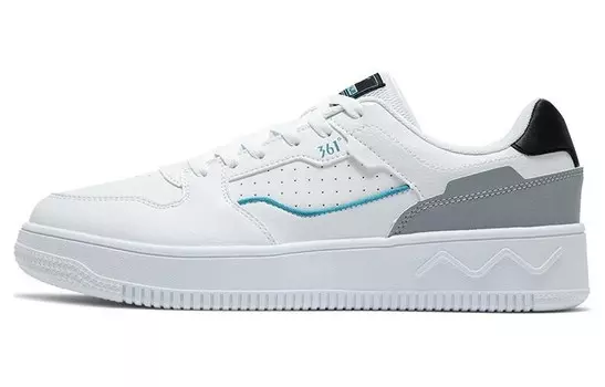 Кеды мужские, обувь для скейтбординга низкая белый 361°