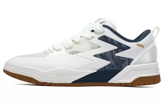 Кеды мужские, обувь для скейтбординга низкая белый/синий 361°