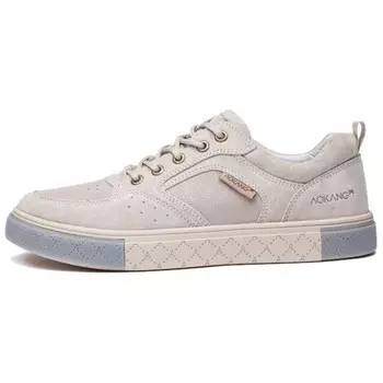 Кеды мужские, обувь для скейтбординга низкая белый Aokang