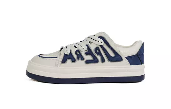 Кеды мужские, обувь для скейтбординга низкая белый/синий Istep