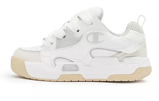 Кеды мужские, обувь для скейтбординга низкая белый/серый Champion