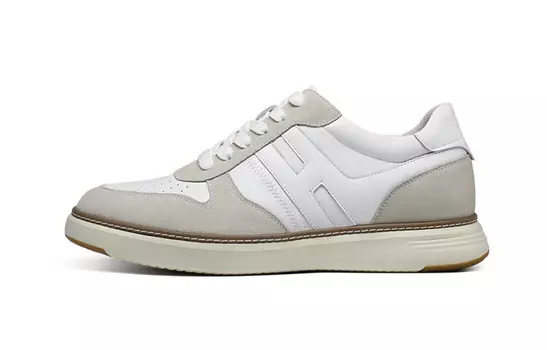 Кеды мужские, обувь для скейтбординга низкая белый/серый He Jinchang