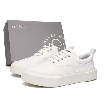 Кеды мужские, обувь для скейтбординга низкая белый Millies