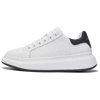 Кеды мужские, обувь для скейтбординга низкая белый/черный Fairwhale