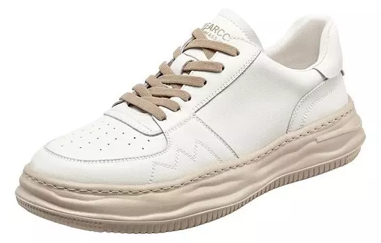 Кеды мужские, обувь для скейтбординга низкая белый Yearcon