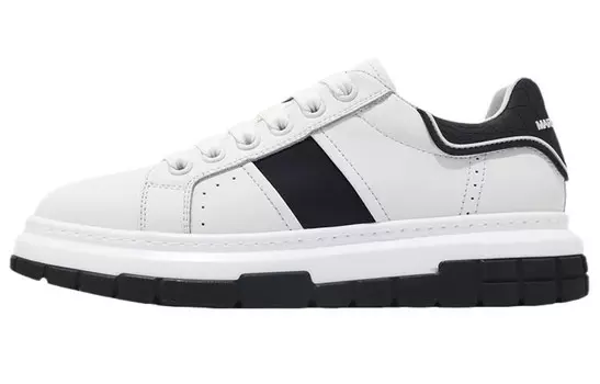 Кеды мужские, обувь для скейтбординга низкая белый/черный Fairwhale