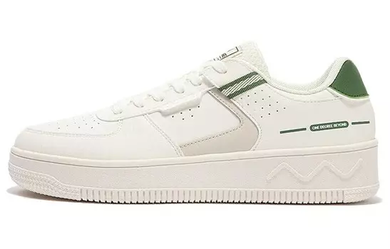 Кеды мужские, обувь для скейтбординга низкая белый/зеленый 361°