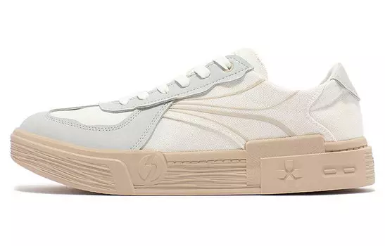 Кеды мужские, обувь для скейтбординга низкая белый/серый 361°